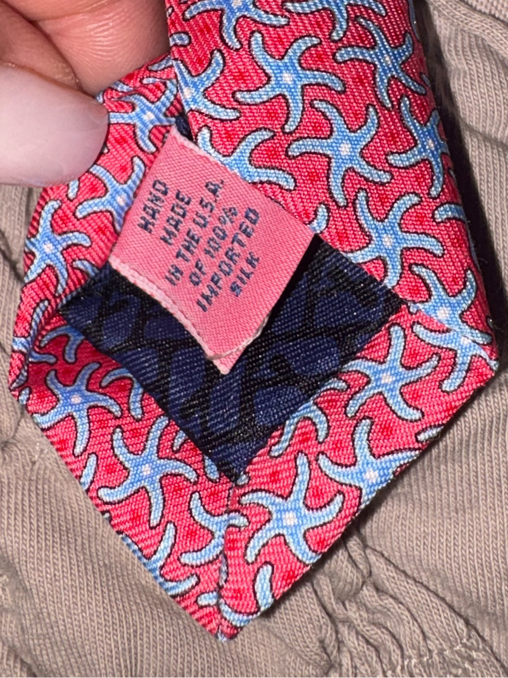 Nwt Vineyard Vines Tie, Starfish Conch — image 6 of 7